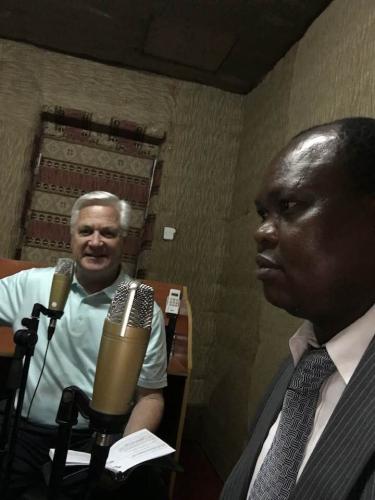 Chris-is-interviewd-on-the-radio-in-Kisii-Kenya